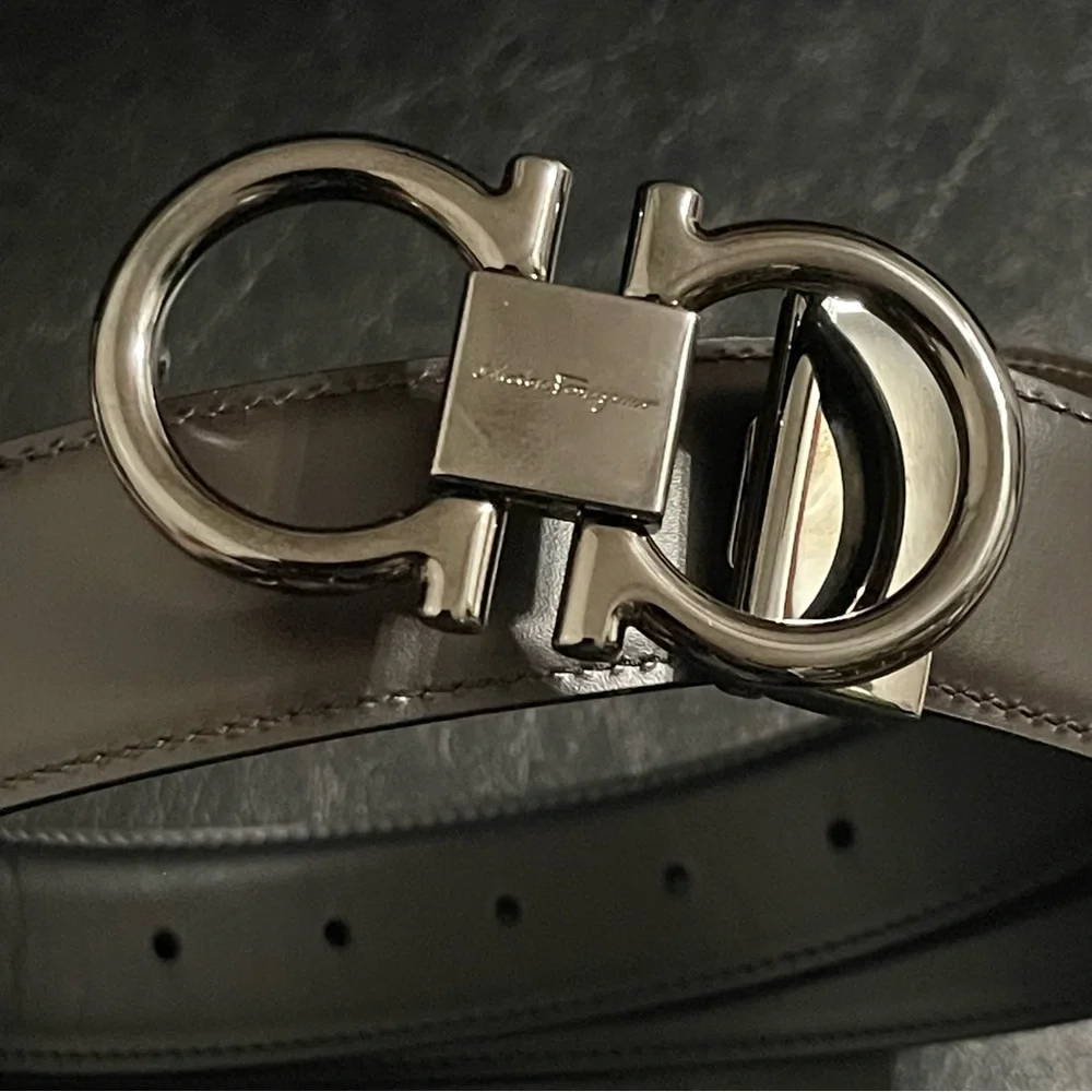 Salvatore Ferragamo Reversible Gancini Buckle Belt
